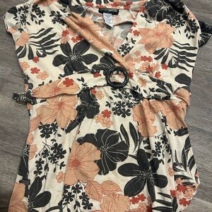 Y2KFloral Print Women's Top